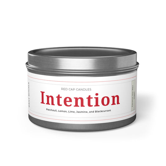 Daily Rituals: Intention Scent Tin Candle (8oz) - Premium Home Decor from Printify - Just $22! Shop now at Red Cap