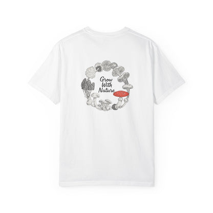 "Grow with Nature" Unisex T-shirt - Premium T-Shirt from Printify - Just $25! Shop now at Red Cap